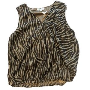 Anthropologie sleeveless shirt size large